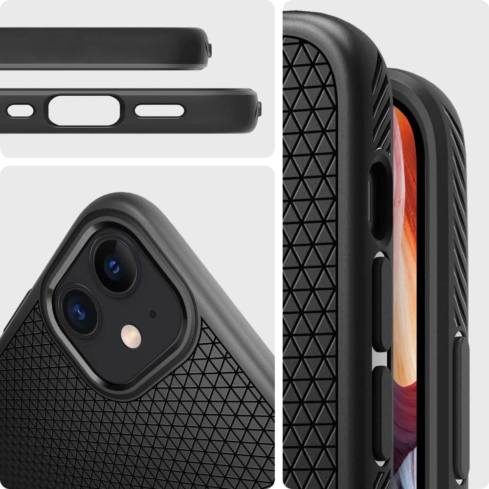 Spigen Liquid Air - θήκη για Apple iPhone 12 / Pro - Μαύρο - Image 10