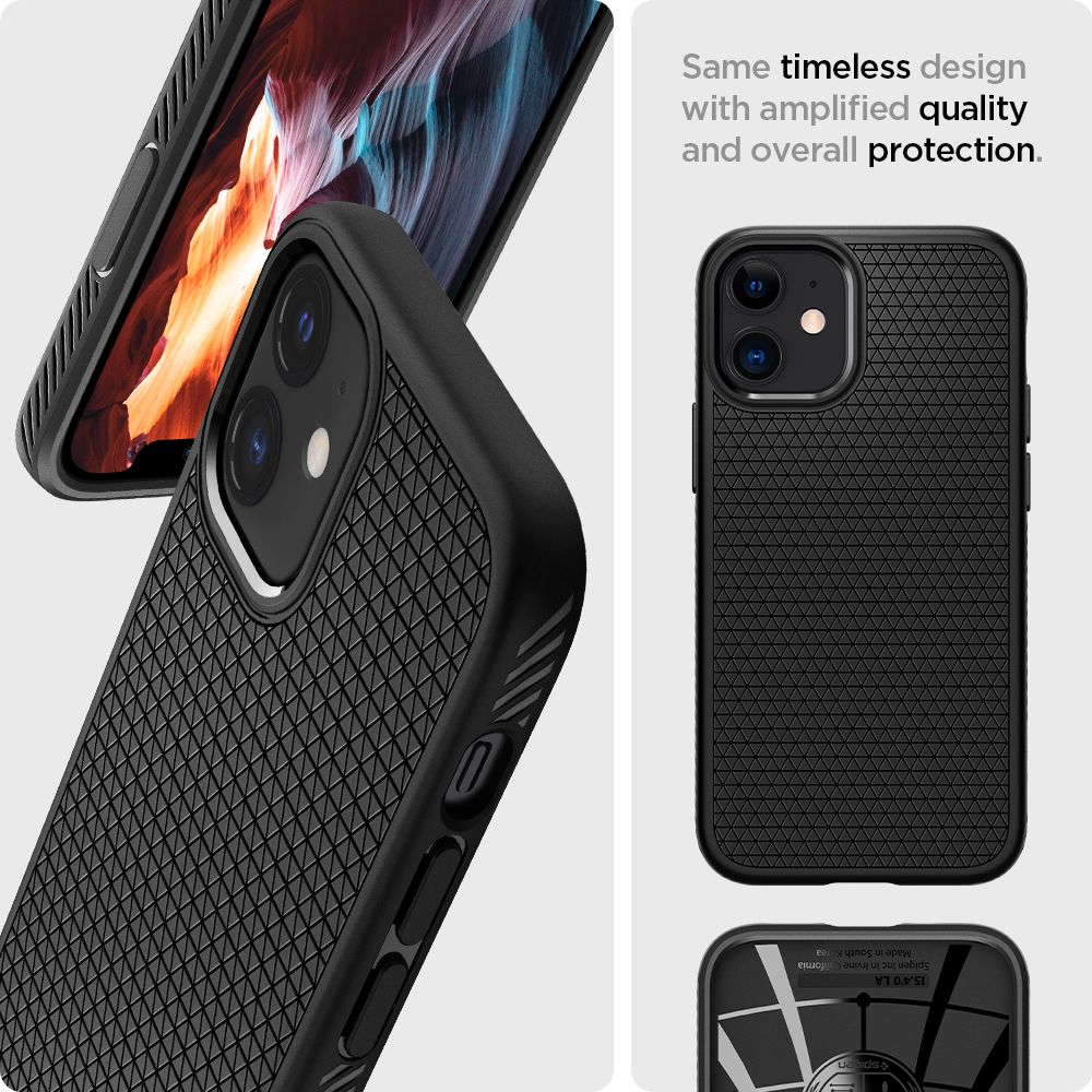 Spigen Liquid Air - θήκη για Apple iPhone 12 / Pro - Μαύρο - Image 11