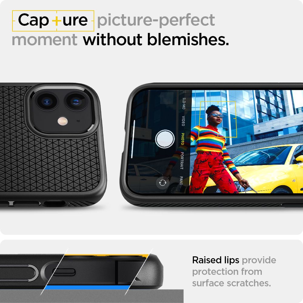 Spigen Liquid Air - θήκη για Apple iPhone 12 / Pro - Μαύρο - Image 12