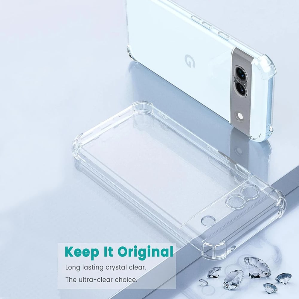 Techsuit Shockproof Clear Silicone - θήκη για Google Pixel 9 - Διάφανο - Image 3