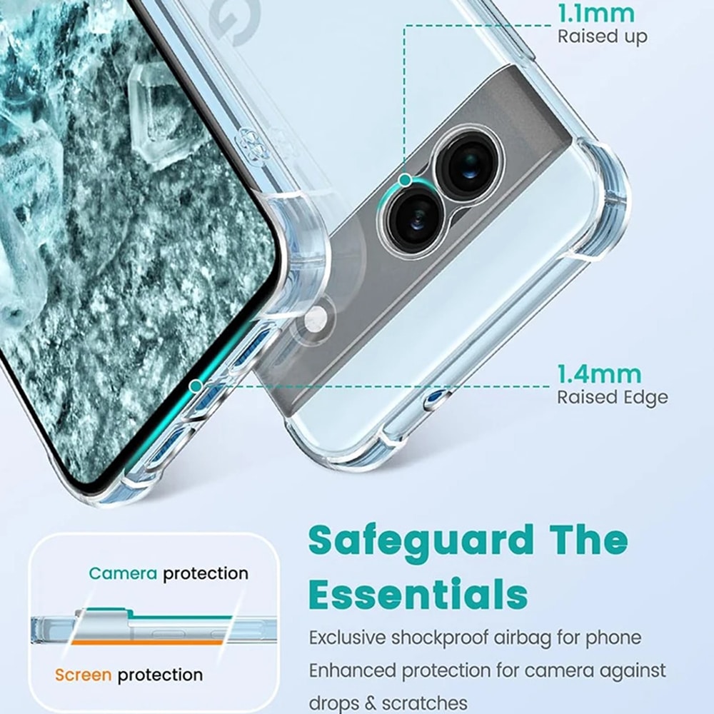 Techsuit Shockproof Clear Silicone - θήκη για Google Pixel 9 - Διάφανο - Image 5