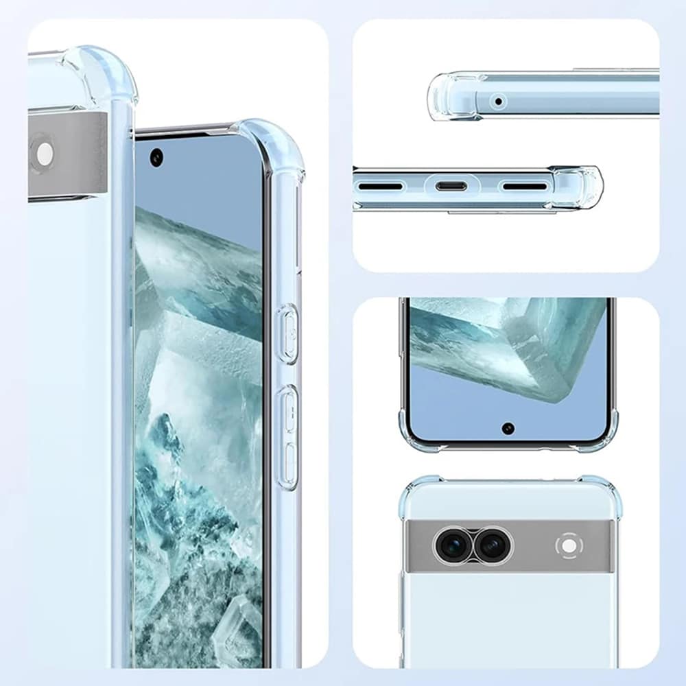 Techsuit Shockproof Clear Silicone - θήκη για Google Pixel 9 - Διάφανο - Image 6