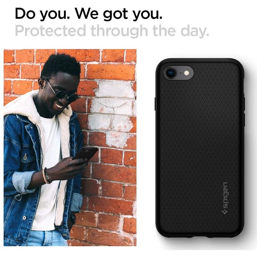 Spigen Liquid Air - θήκη για Apple iPhone 7 / 8 SE - Μαύρο - Image 2