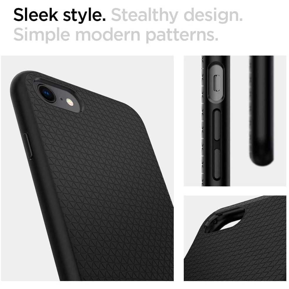 Spigen Liquid Air - θήκη για Apple iPhone 7 / 8 SE - Μαύρο - Image 4