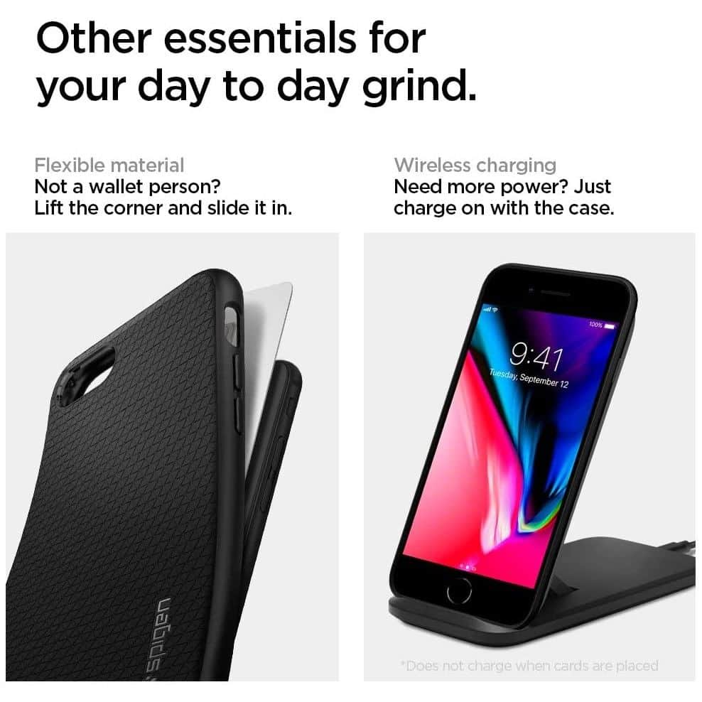 Spigen Liquid Air - θήκη για Apple iPhone 7 / 8 SE - Μαύρο - Image 5