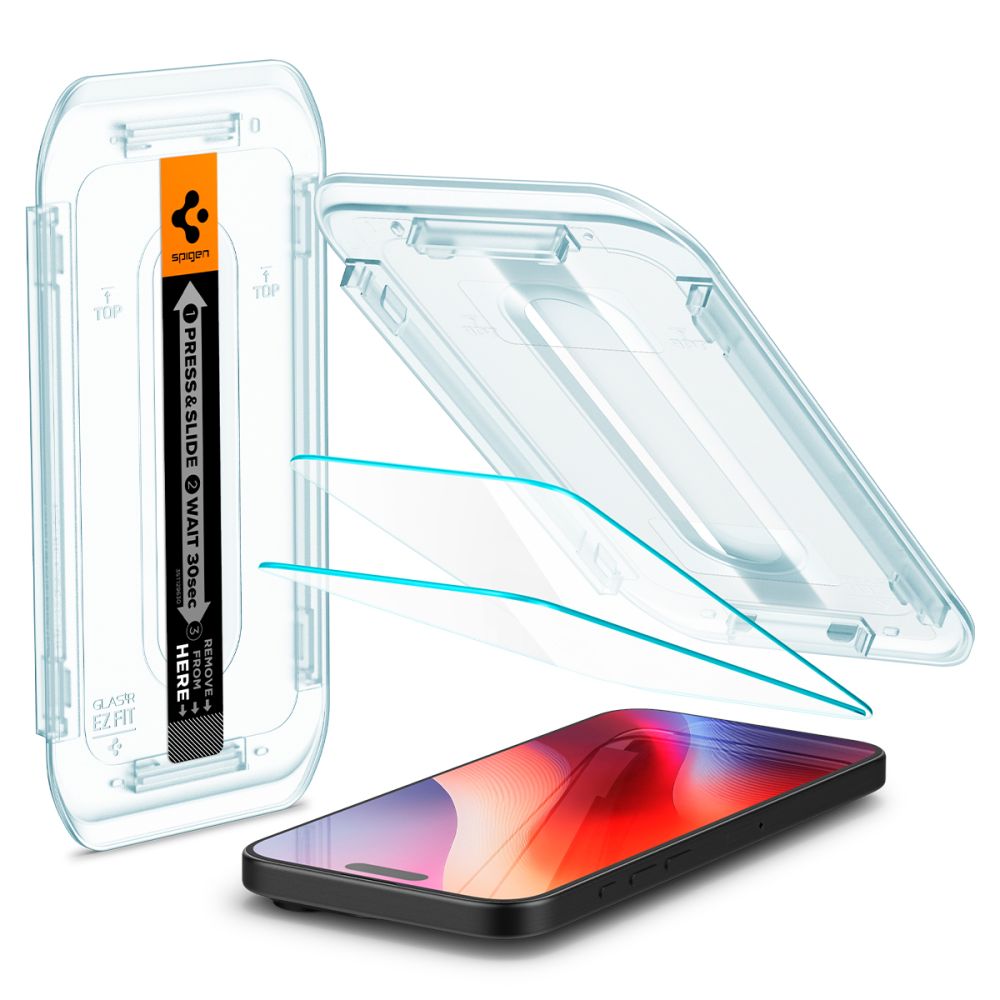 Spigen Glas.TR iPhone 16 Pro Max 6.9" "EZ FIT" 2 τεμ. διαφανές γυαλί σκληρυμένο AGL07907 - Image 3