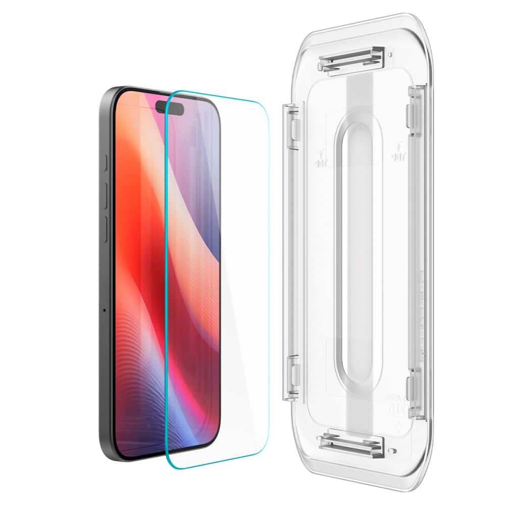 Spigen Glas.TR iPhone 16 Pro 6.3" "EZ FIT" 2 τεμ. διαφανές γυαλί προστασίας AGL07928 - Image 6