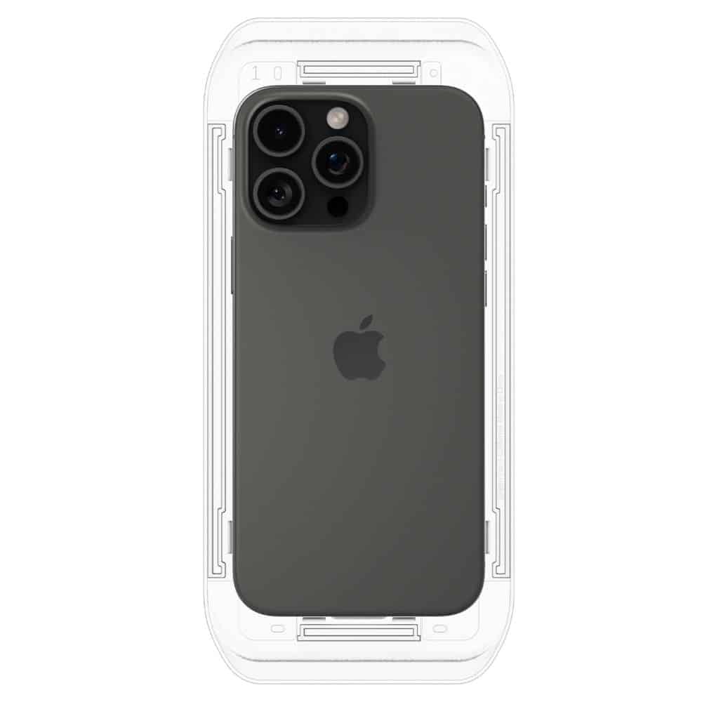 Spigen Glas.TR iPhone 16 Pro 6.3" "EZ FIT" 2 τεμ. διαφανές γυαλί προστασίας AGL07928 - Image 5