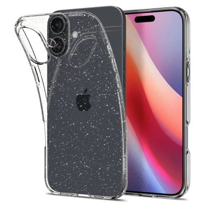 Spigen Liquid Crystal Glitter - θήκη για Apple iPhone 16 Plus - Διάφανο