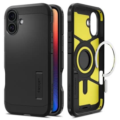 Spigen Tough Armor - θήκη για Apple iPhone 16 - Μαύρο