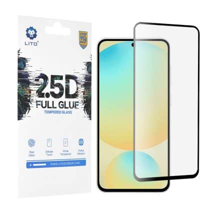 Lito - 2.5D FullGlue Γυαλί - Samsung Galaxy S24 FE - Μαύρο