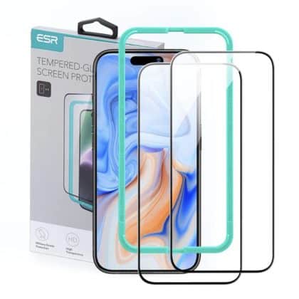 ESR γυαλί προστασίας 2-πακέτο iPhone 16 διαφανές