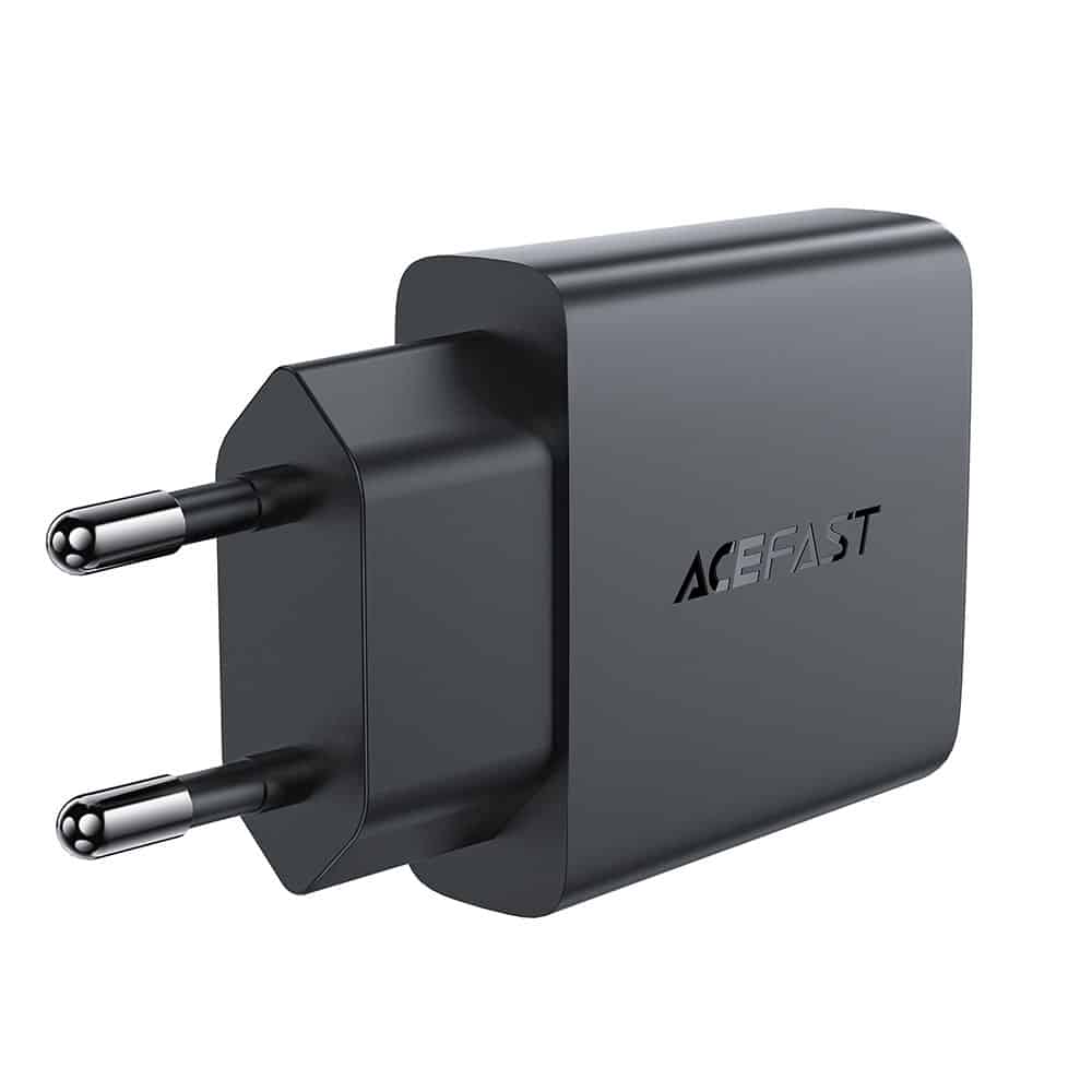 Acefast - Wall Charger (a69) - Type-C, Usb, Pd30w, Gan Technology, Quick Charge Compatibility - Black - Image 4