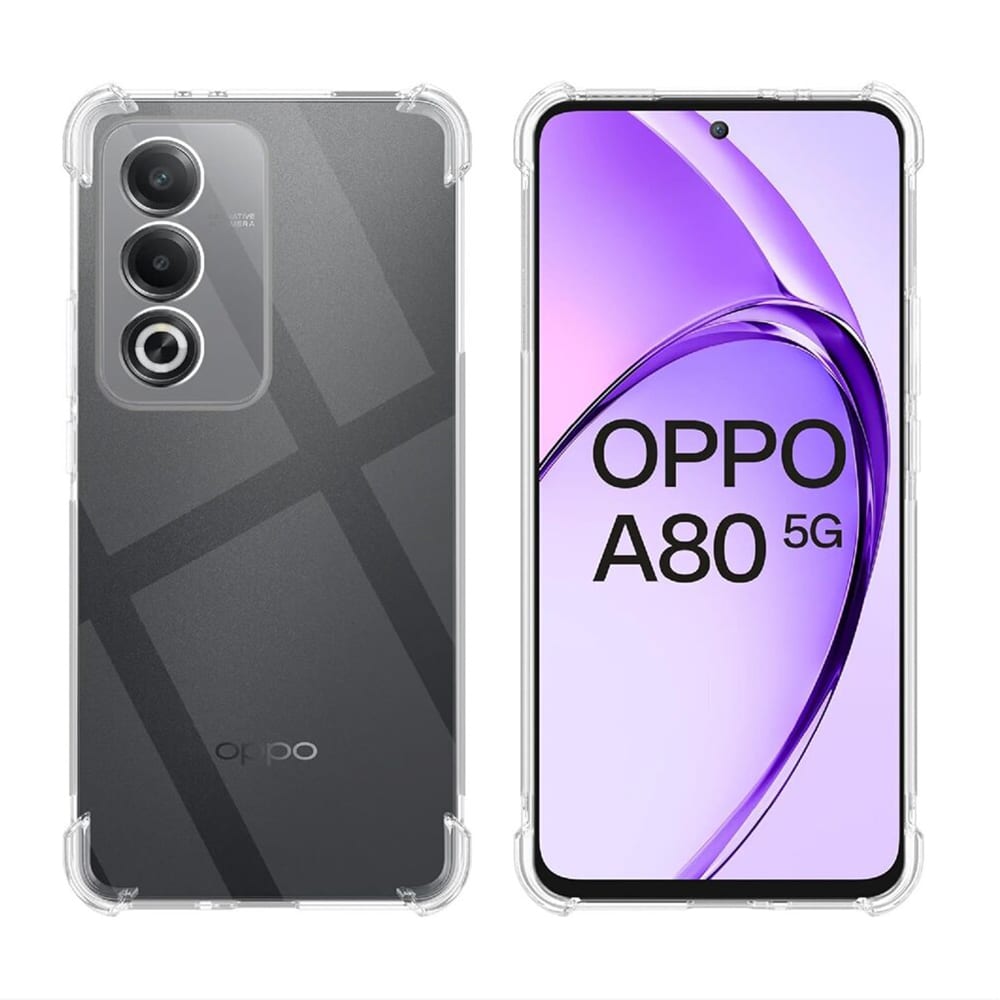 Techsuit Shockproof Clear Silicone - θήκη για Oppo A80 - Διάφανο - Image 2