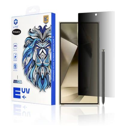 Lito - 3D UV Γυαλί - Samsung Galaxy S24 Ultra - Ιδιωτικότητα