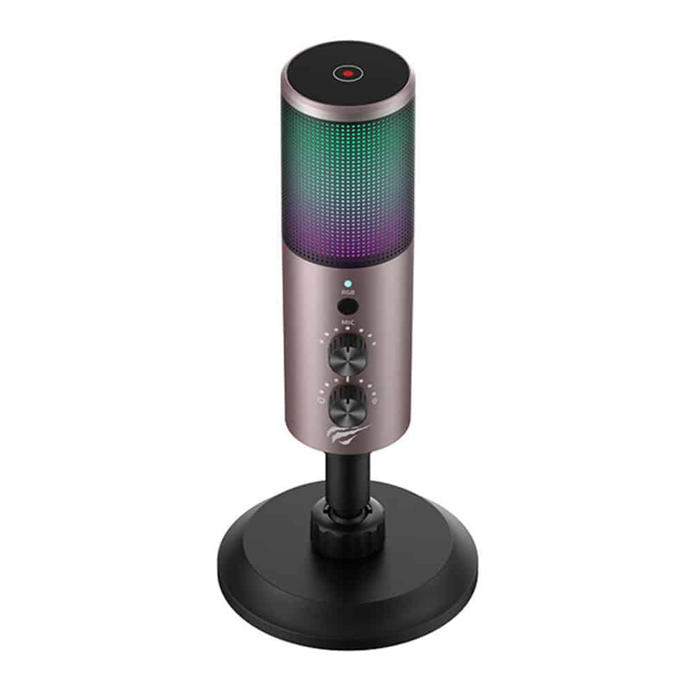 Havit - Gaming Microphone (gk61) - Rgb Lights, Usb-C, 100-18000 Hz - Gray - Image 2