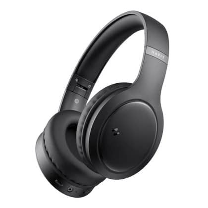Havit - Wireless Headphones (h633bt) - Bluetooth 5.1, 350mah, Multipoint, Hd Stereo Sound - Black