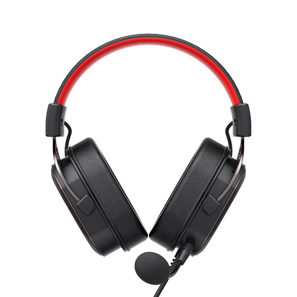 Havit - Gaming Headphones (h2008d) - 3.5mm Jack, Detachable Microphone, Adjustable - Black / Red - Image 4