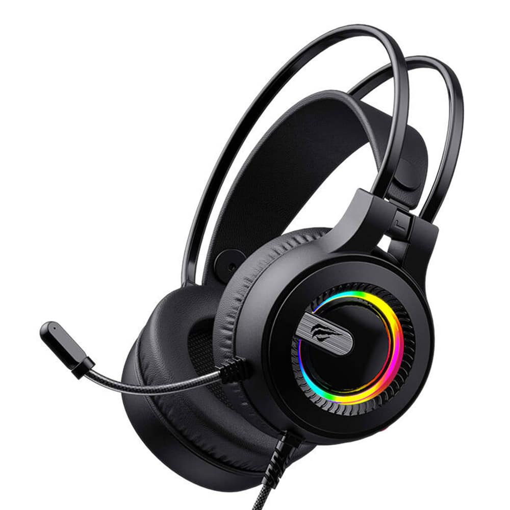 Havit - Gaming Headphones (h2040d) - With Microphone, Rgb, Usb, Jack 3.5mm - Black - Image 5