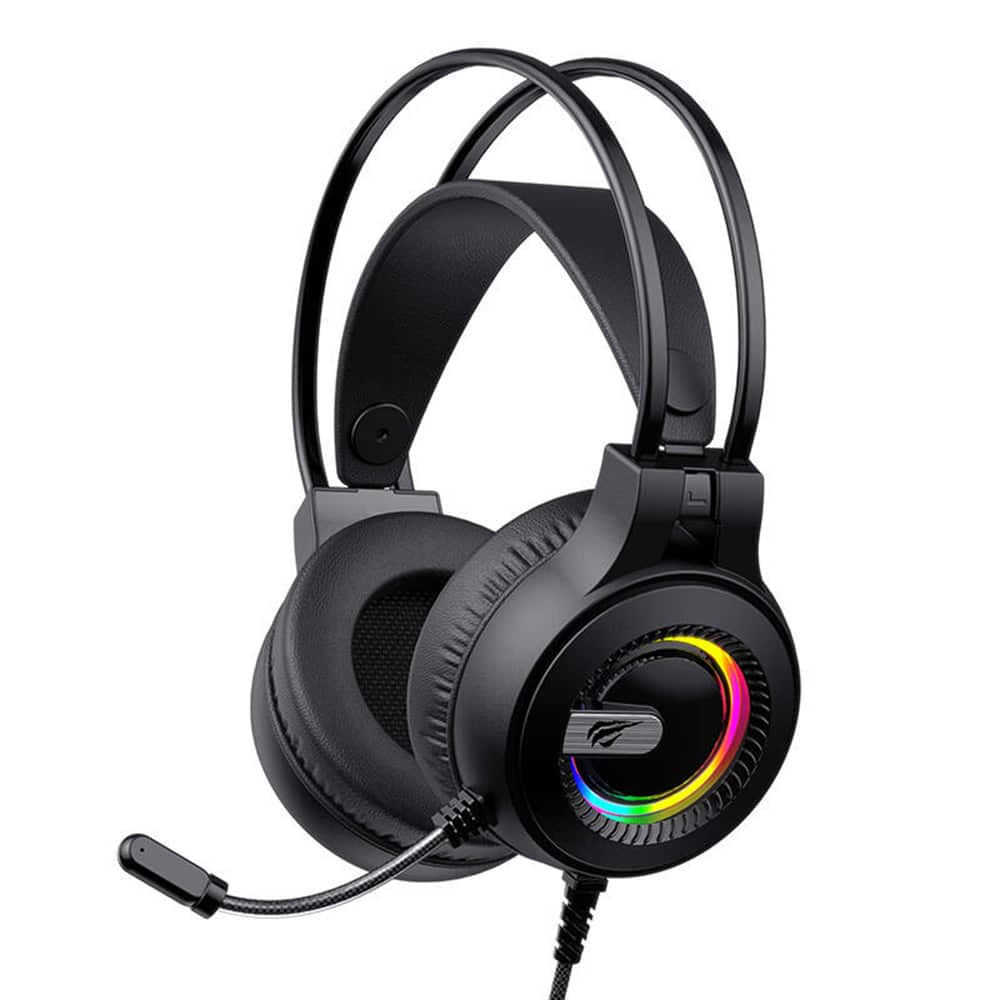 Havit - Gaming Headphones (h2040d) - With Microphone, Rgb, Usb, Jack 3.5mm - Black - Image 3