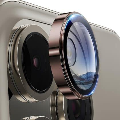Lito - Προστατευτικό Γυαλιού S+ για Κάμερα - iPhone 16 Pro / iPhone 16 Pro Max - Κίτρινο Τιτάνιο