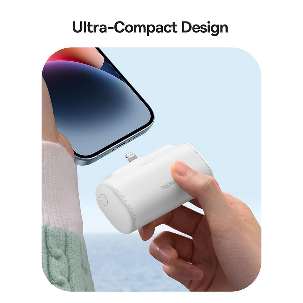 Powerbank OS-Baseus Compact IP 5000mAh 20W (λευκό) - Image 4