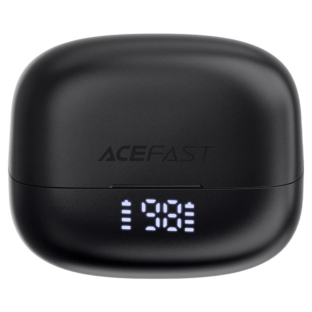Acefast - Wireless Earbuds (w1) - Type-C, Tws, Bluetooth 5.4, Call Noise Reduction, Ipx4, Led Digital Display - Black - Image 3
