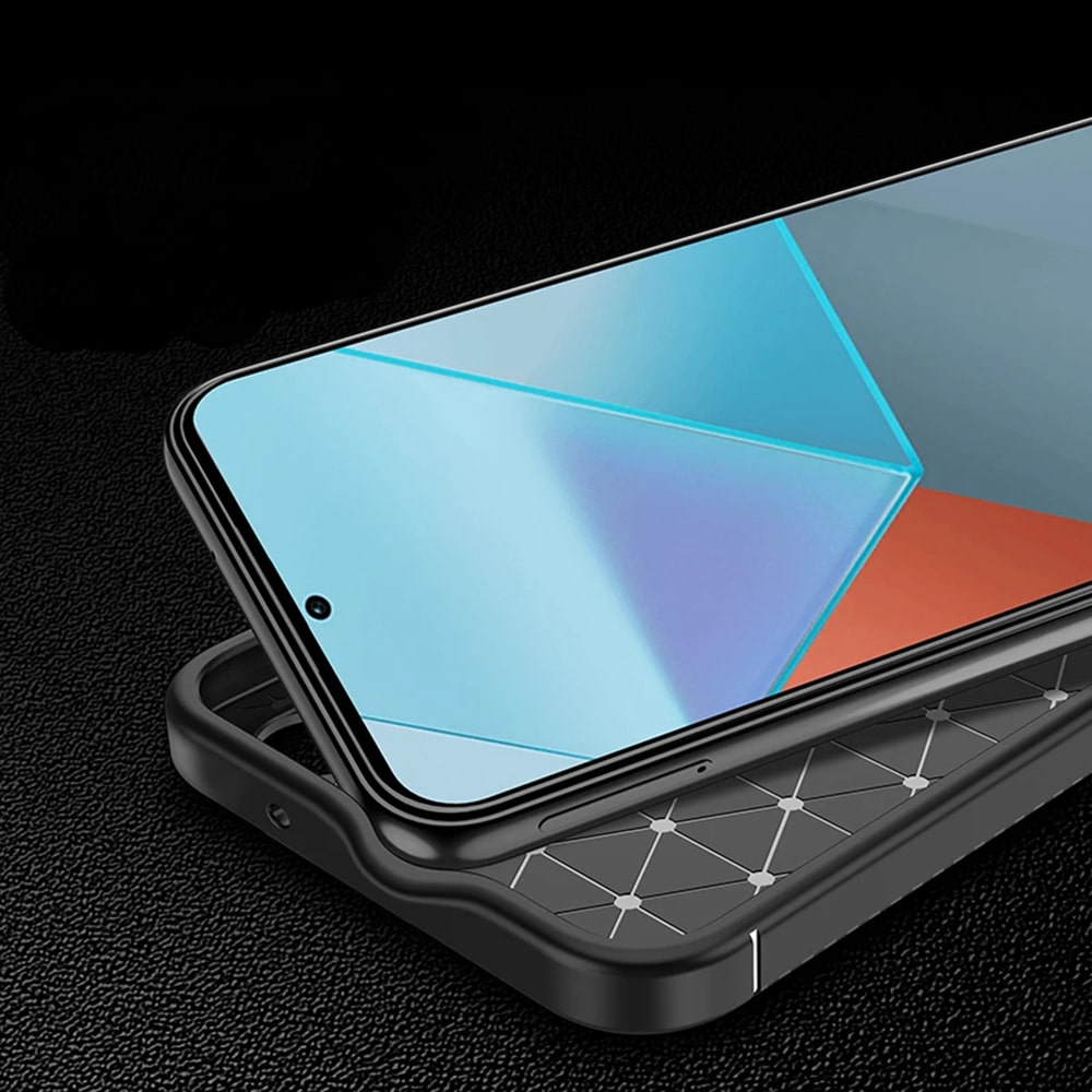 Techsuit CarbonFiber - θήκη για Xiaomi Redmi Note 14 Pro 5G - Μαύρο - Image 2