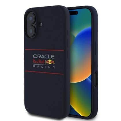 Red Bull Racing Silicone Horizontal Centered Logo MagSafe - θήκη για Apple iPhone 16 Plus - Μπλε