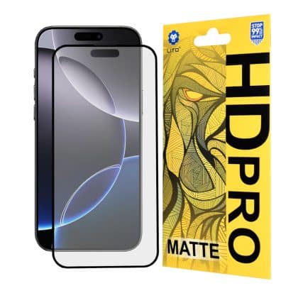 Lito προστασία οθόνης για iPhone 16 Pro Max - HD Pro Matte - Μαύρο