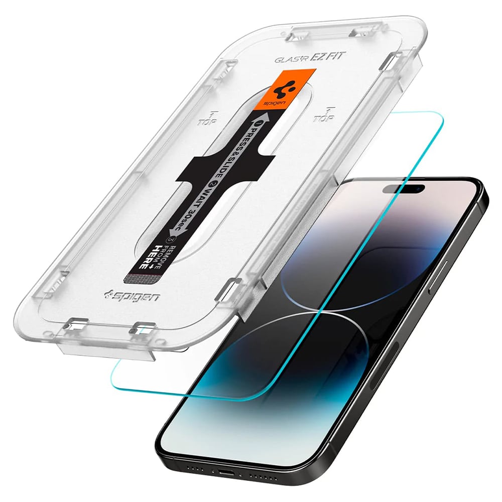 Spigen Glas.TR iPhone 14 Pro Max 2 τεμάχια "EZ FIT" AGL05202 γυαλί προστασίας - Image 2