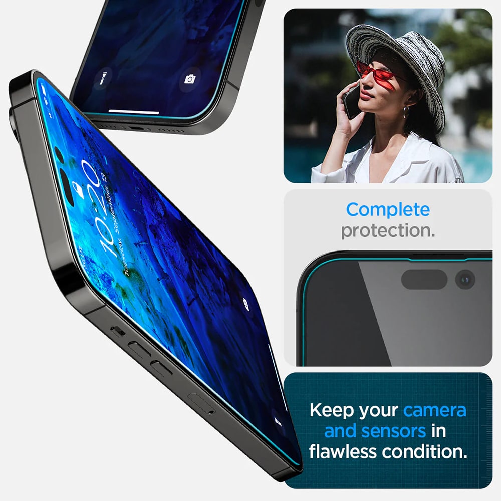 Spigen Glas.TR iPhone 14 Pro Max 2 τεμάχια "EZ FIT" AGL05202 γυαλί προστασίας - Image 5