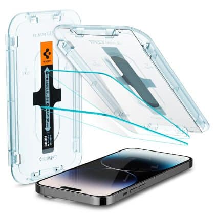 Spigen Glas.TR iPhone 14 Pro 2 τεμάχια "EZ FIT" AGL05214 προστασία οθόνης από γυαλί