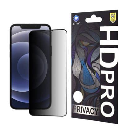 Lito - HD Pro Privacy - iPhone 12 / 12 Pro - Μαύρο