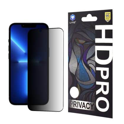 Lito - HD Pro Privacy - iPhone 13 Pro Max / 14 Plus - Μαύρο