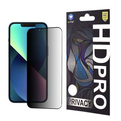 Lito - HD Pro Privacy - iPhone 13 / 13 Pro / 14 - Μαύρο