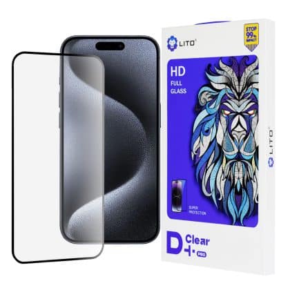 Lito Case για iPhone 15 Pro - D+ Pro Clear - Μαύρο
