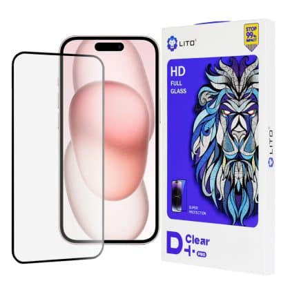 Lito Case για iPhone 15 - D+ Pro Clear - Μαύρο