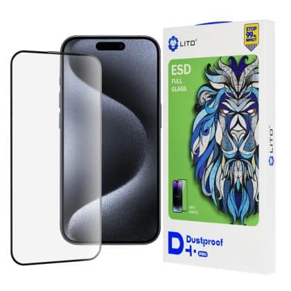 Lito Case για iPhone 15 Pro - D+ Pro Ανθεκτικό στη σκόνη - Μαύρο