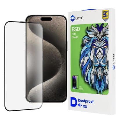 Lito Case για iPhone 15 - D+ Pro Ανθεκτικό στη σκόνη - Μαύρο