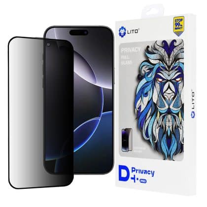 Lito Case για iPhone 16 Pro Max - D+ Pro Privacy - Μαύρο
