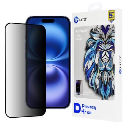 Lito Case για iPhone 16 - D+ Pro Privacy - Μαύρο