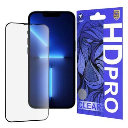 Lito προστασία οθόνης  για iPhone 13 Pro Max / iPhone 14 Plus - HD Pro Clear - Μαύρο