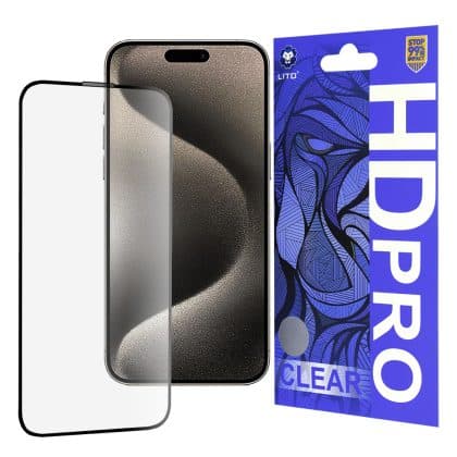 Lito Case για iPhone 15 Pro Max - HD Pro Clear - Μαύρο