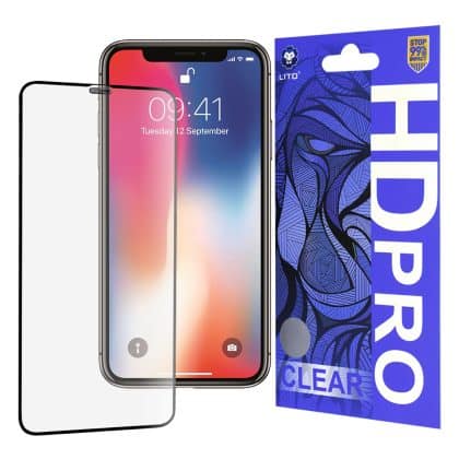 Lito Προστασία Οθόνης για iPhone X / iPhone XS / iPhone 11 Pro - HD Pro Clear - Μαύρο