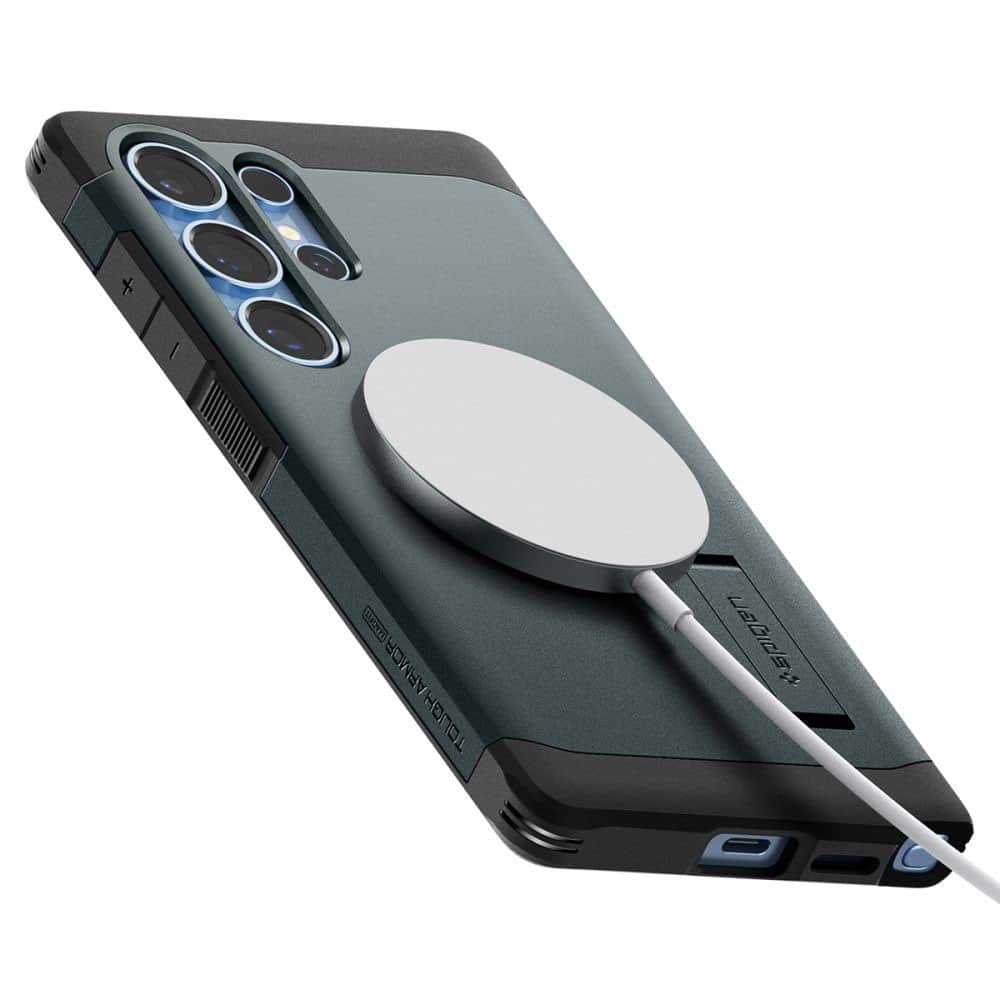 Spigen Tough Armor - θήκη για Samsung Galaxy S25 Ultra - Πράσινο - Image 5