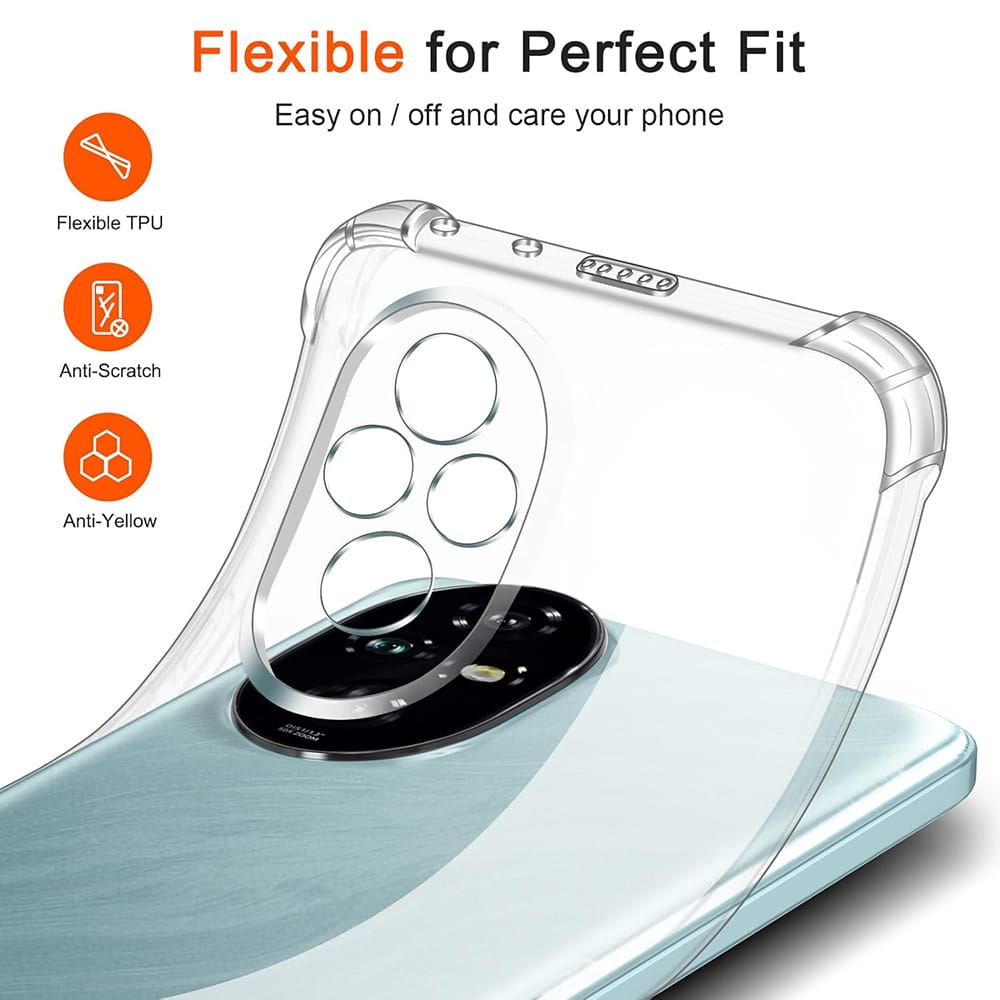 Techsuit Shockproof Clear Silicone - θήκη για Honor 200 - Διάφανο - Image 2