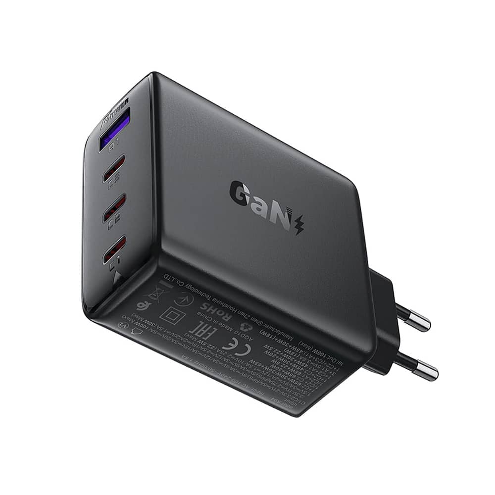 Acefast - Wall Charger (a94) - Multiport 3x Usb-C, Usb-A, Gan2 Technology, Pd100w - Black - Image 2