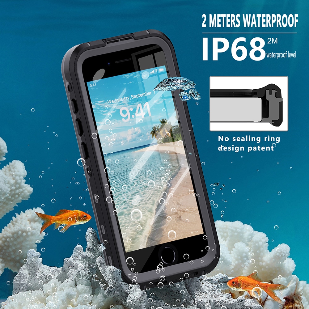 Shellbox - Waterproof Ip68 Case - iPhone 16e - Black - Image 3