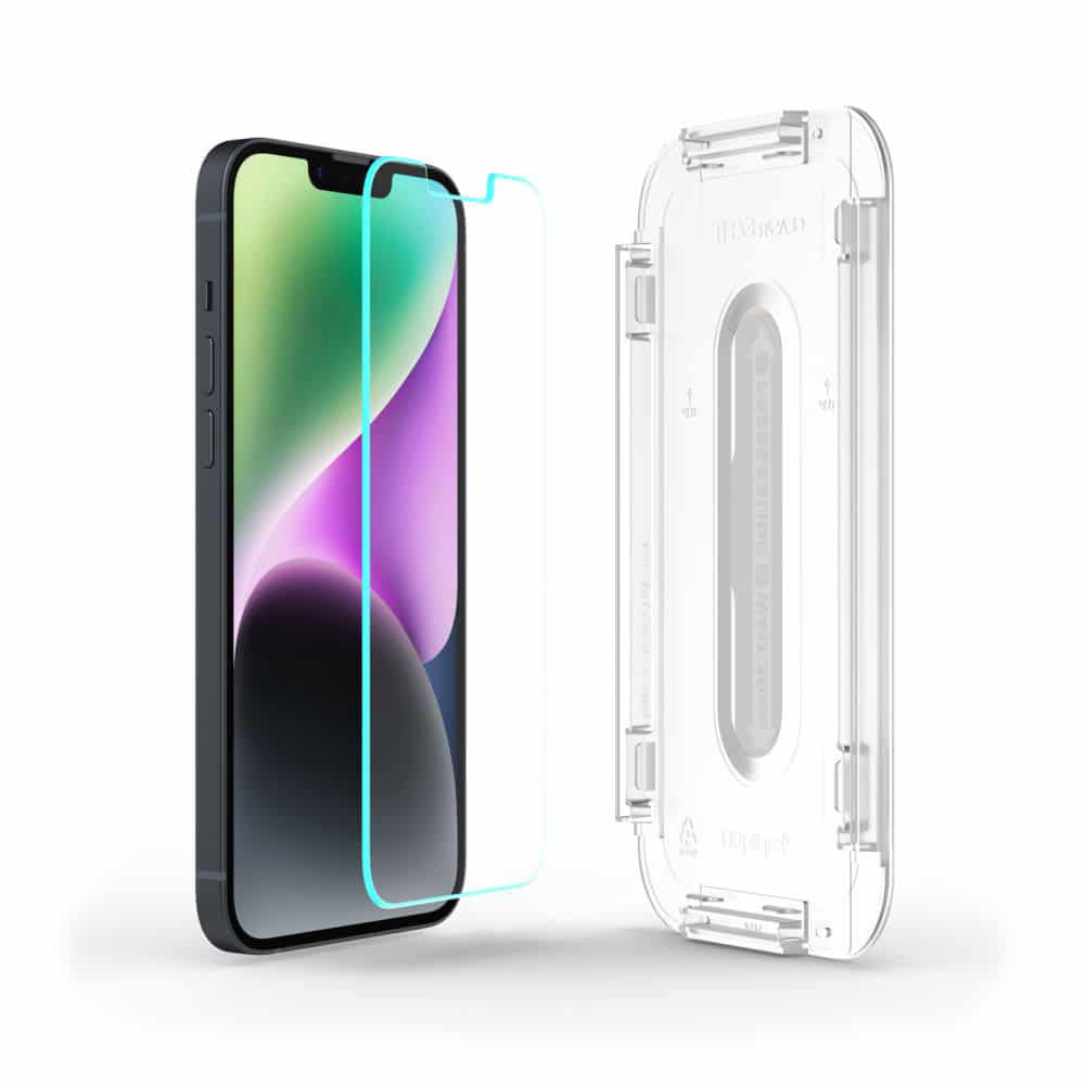 Spigen Glas.TR iPhone 14/13 Pro/13 "EZ FIT" θερμαινόμενο γυαλί AGL03724 - Image 2